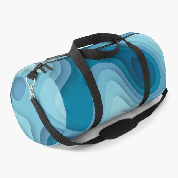 Item preview, Blue Wavy 3D Papercut designed and sold by Vector Scout Lab.