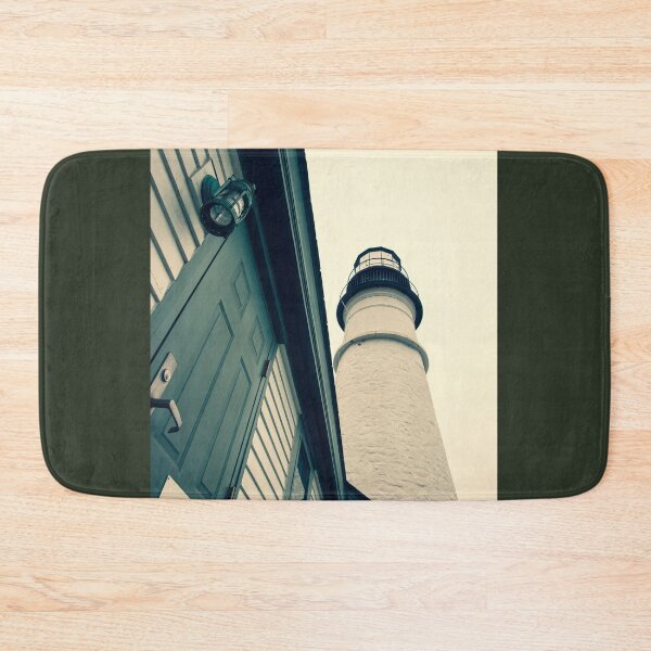 Item preview, Portland Head Lighthouse towering skyward crossed processed image.  imagine this on a  card or as wall art fine art canvas or framed print on your wall  designed and sold by Brian Scantlebury.