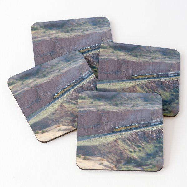 Item preview, Train Rolls Through Desert Pass designed and sold by spaced-god.