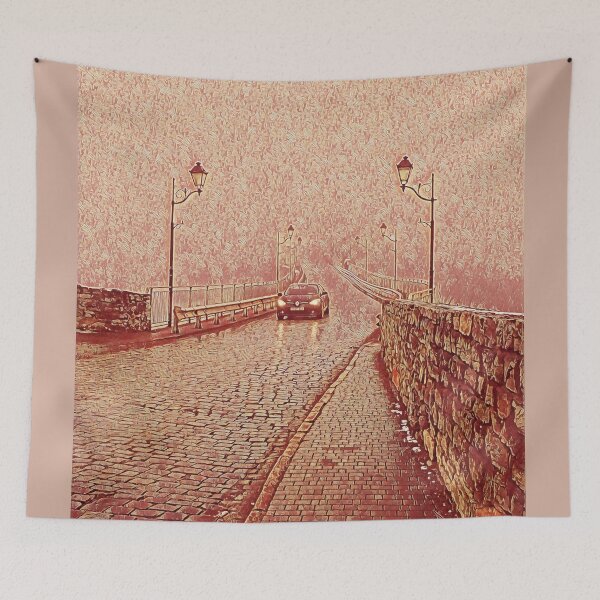 Item preview, Misty bridge leading to nowhere designed and sold by helenkaiy.