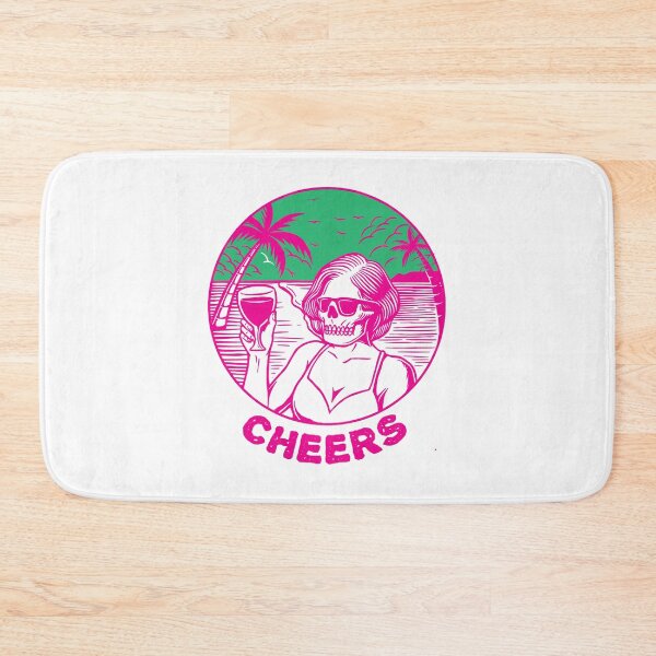 Item preview, CHEERS BEACH SKULL DESIGN designed and sold by Picspot.