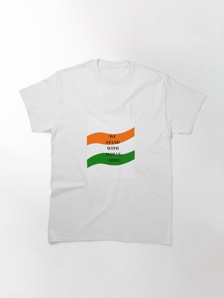 indian army flag t shirt