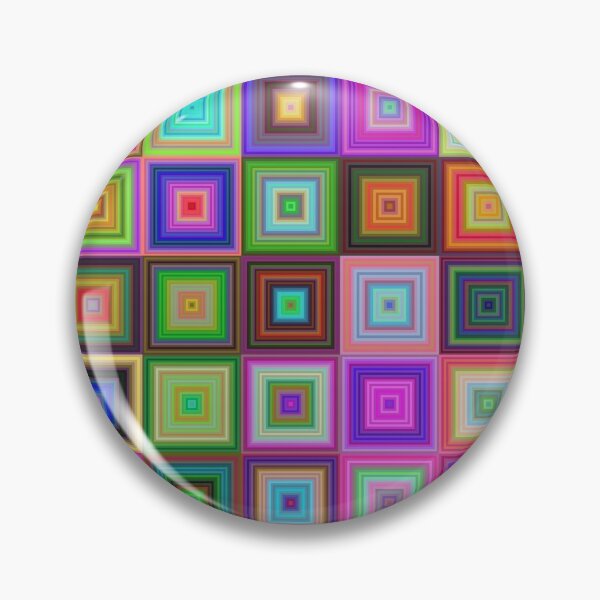 Item preview, colorful funky square pattern designed and sold by gadgetworks1984.