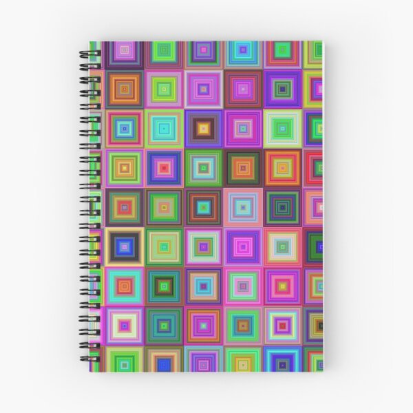 Item preview, colorful funky square pattern designed and sold by gadgetworks1984.