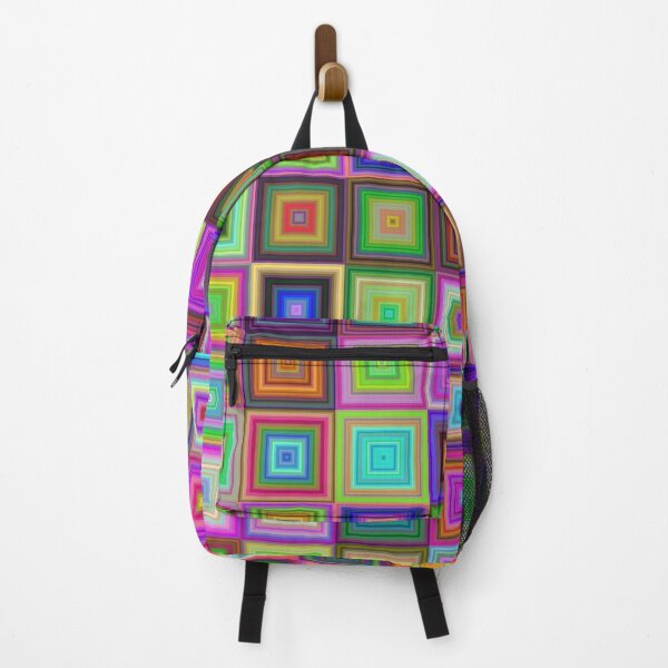 Item preview, colorful funky square pattern designed and sold by gadgetworks1984.