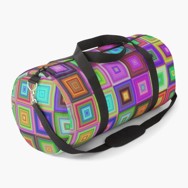 Item preview, colorful funky square pattern designed and sold by gadgetworks1984.