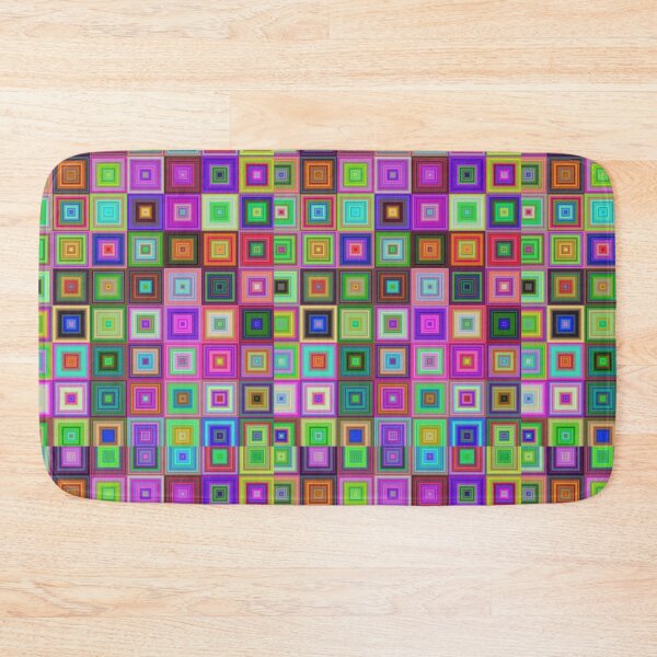 Item preview, colorful funky square pattern designed and sold by gadgetworks1984.