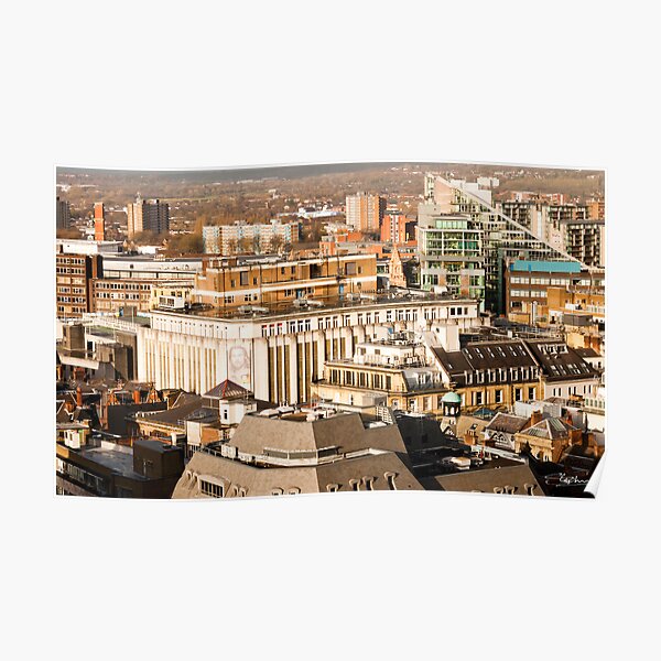 Manchester's Rooftops Poster