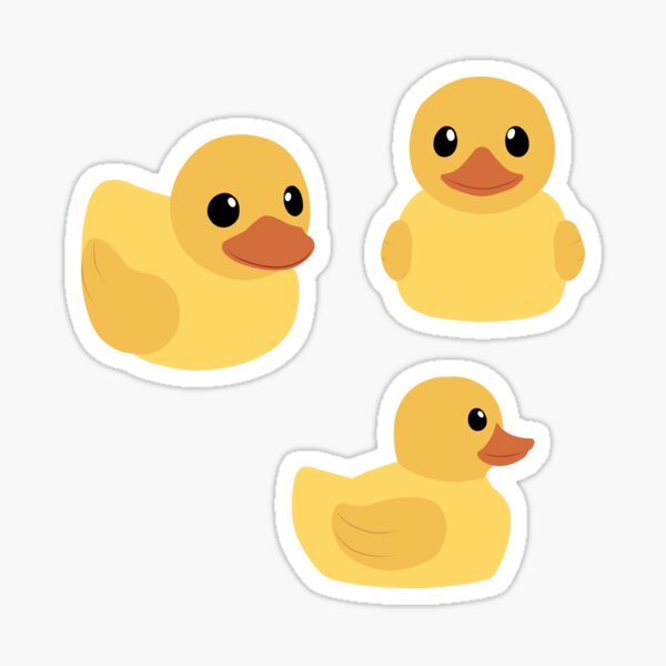 Duck Pattern Sticker