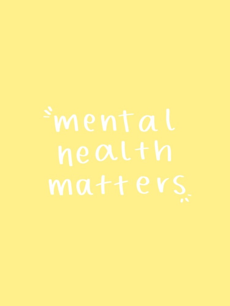 "Yellow Mental Health Matters" iPhone Case & Cover by "Yellow Mental Health Matters" iPhone Case & Cover by
