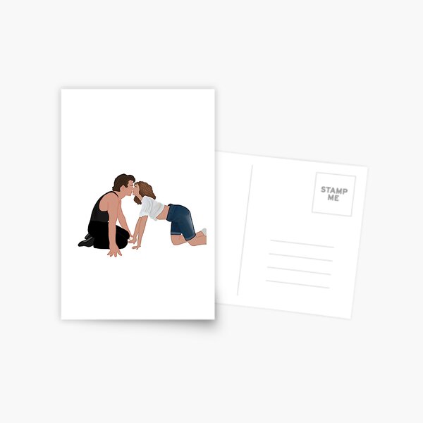 Johnny et bébé Carte postale