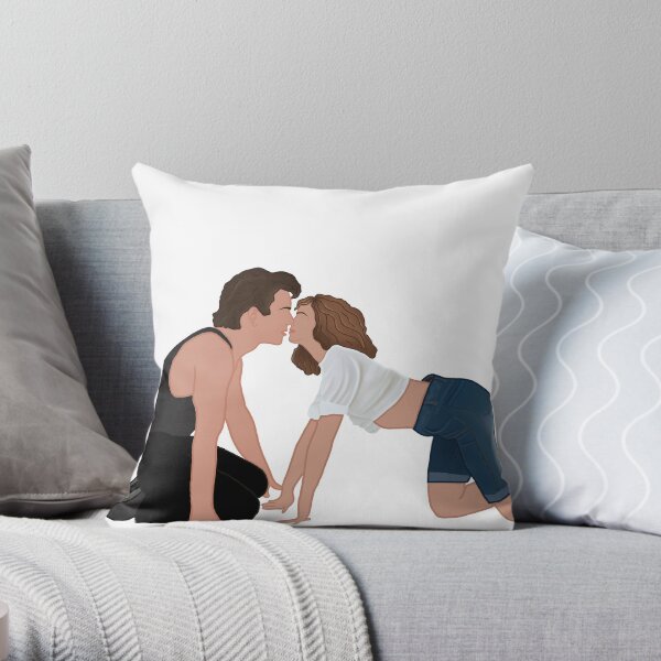 Johnny and Baby Throw Pillow