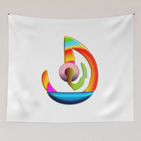 Item preview, SUNNY CALLIGRAPHY RELAXING MUSIC BATH designed and sold by Ralek.