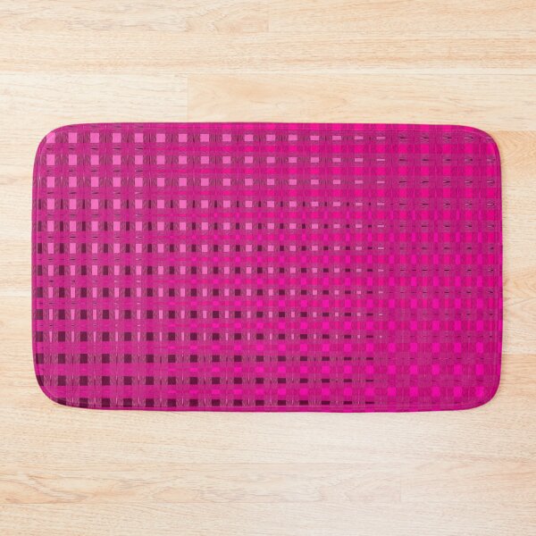 Item preview, Square Weave In Bold Fuschia Pink designed and sold by KavimaCreatives.