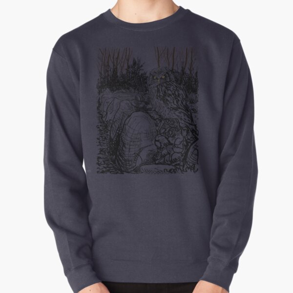 The Owl still sat on the Dolmen (A Tribute to Jan Mankes) Pullover Sweatshirt