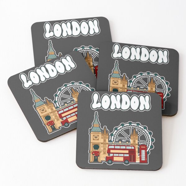 Item preview, Vintage London Bridge Skyline United Kingdom Bus Retro British Souvenir UK Big Ben Gift designed and sold by TopTeeShop.