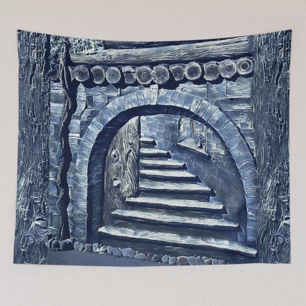 Item preview, Entrance to a forest home designed and sold by helenkaiy.