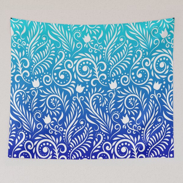 Item preview, Floral and Leaves - The Deep Sea designed and sold by CreativityRoams.
