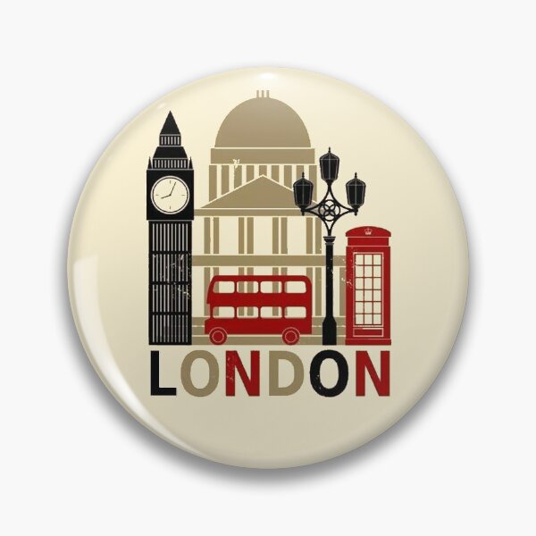 Item preview, Vintage London Bridge Skyline United Kingdom Bus Retro British Souvenir UK Big Ben Gift designed and sold by TopTeeShop.