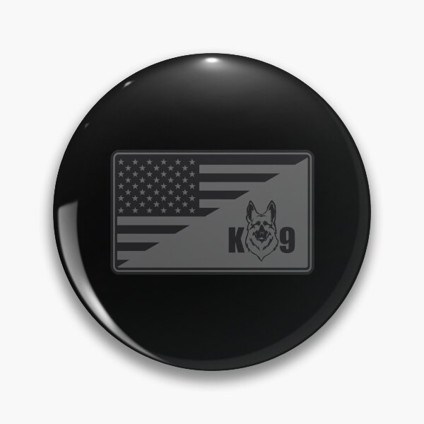 Item preview, K9 US Flag Subdued Patch designed and sold by StrongVlad.
