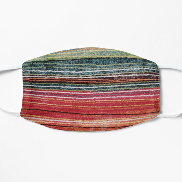 Ethnic fabric Flat Mask