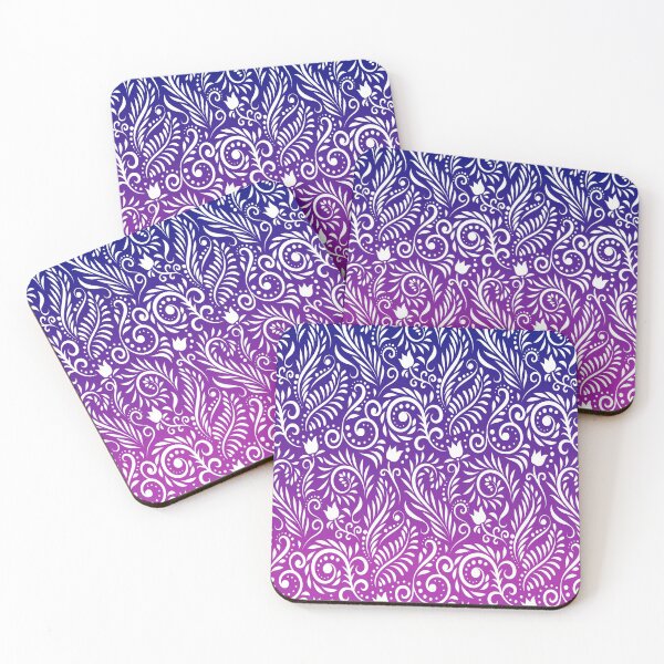 Item preview, Floral and Leaves - Mysterious Galaxy RS designed and sold by CreativityRoams.