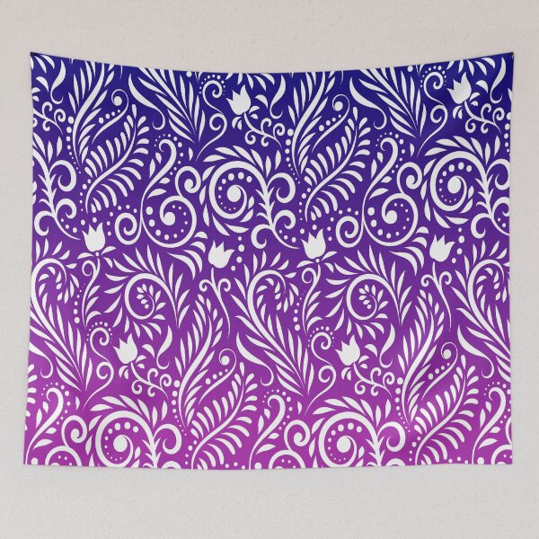 Item preview, Floral and Leaves - Mysterious Galaxy RS designed and sold by CreativityRoams.
