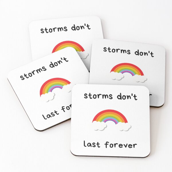 Item preview, Storms Don't Last Forever Rainbow designed and sold by danielamassaro.