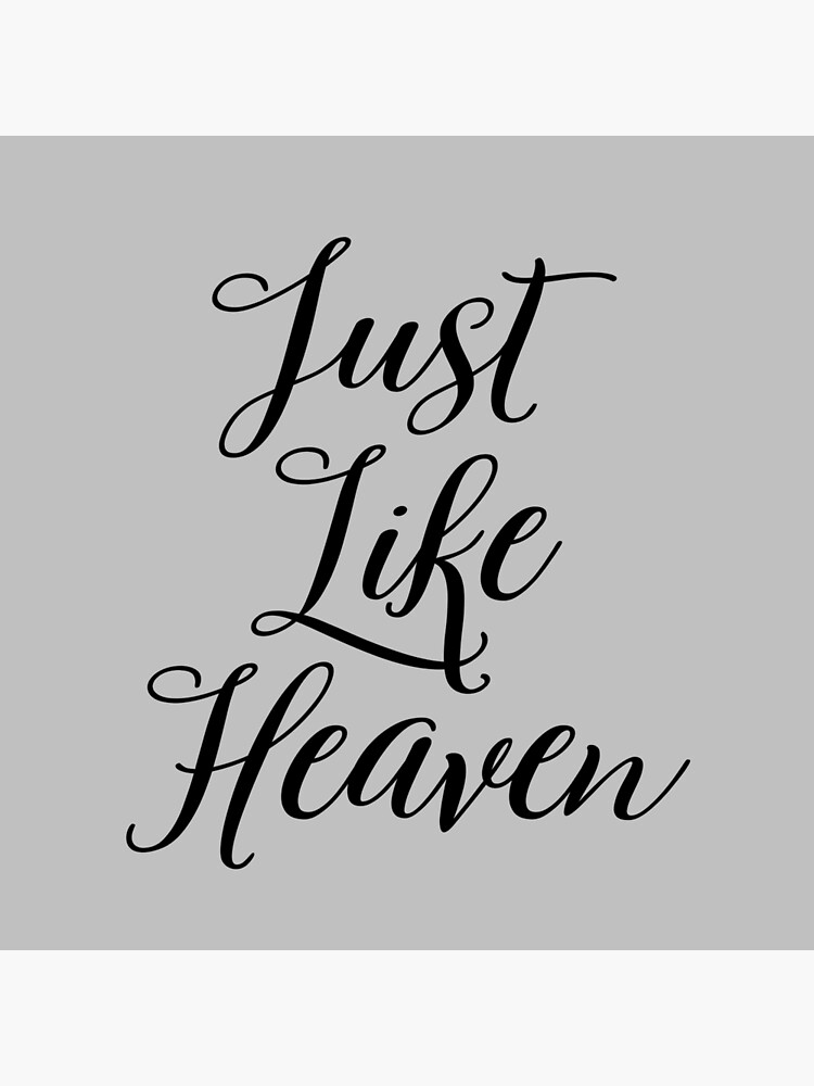 "Just Like Heaven" Canvas Print by perezzzoso Redbubble