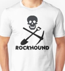 Camiseta ajustada Rockhound Skull Crossed Pick & Pala
