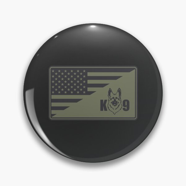 Item preview, K9 US Flag Subdued Patch designed and sold by StrongVlad.