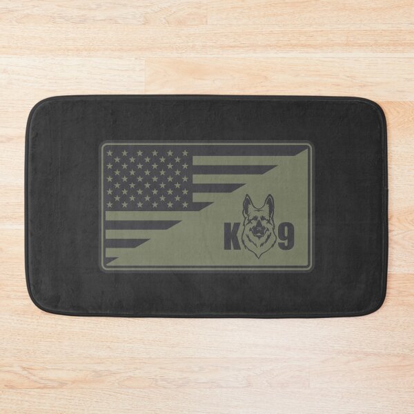 Item preview, K9 US Flag Subdued Patch designed and sold by StrongVlad.