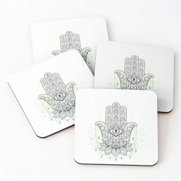 Item preview, Spiritual Hamsa Mandala designed and sold by Ninjawhere.