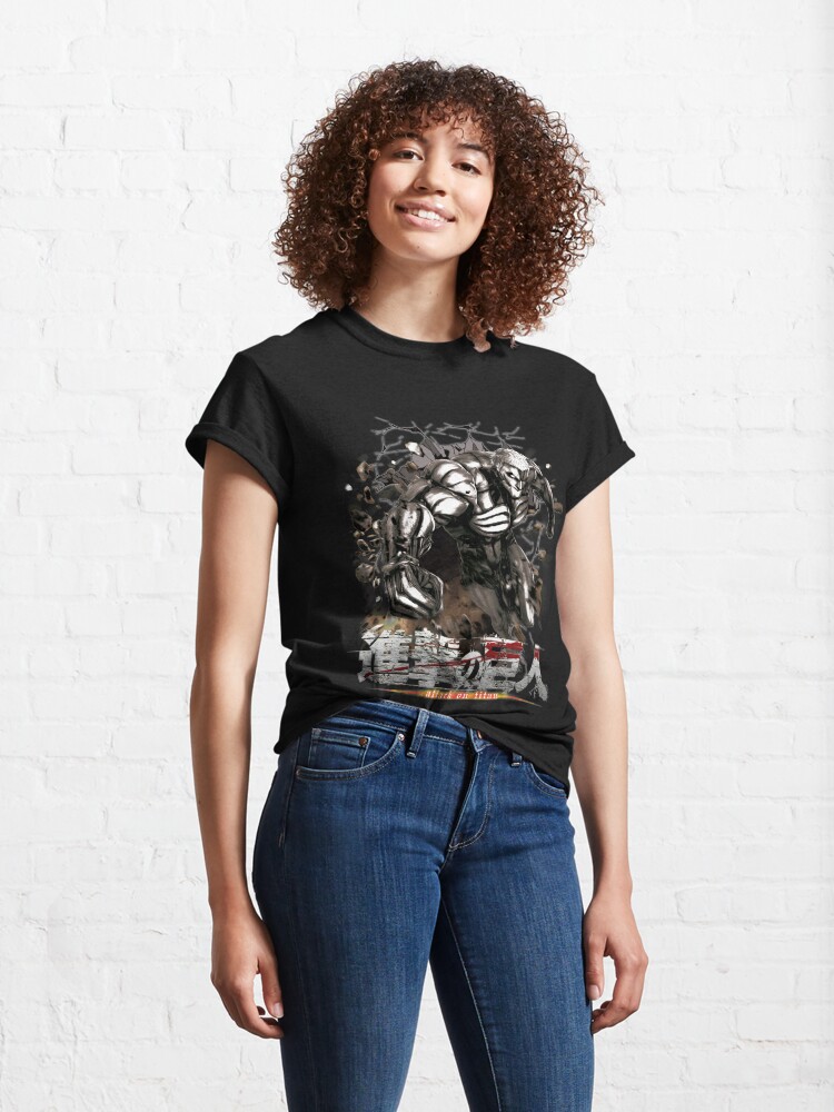 Alternate view of Shingeki no Kyojin - Titan Battleship Classic T-Shirt
