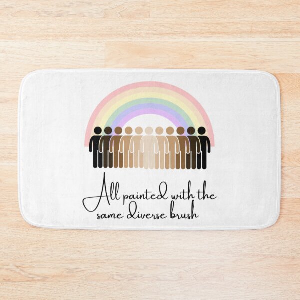 Item preview, Shades of life same diverse brush- faint rainbow designed and sold by Joesvibes.