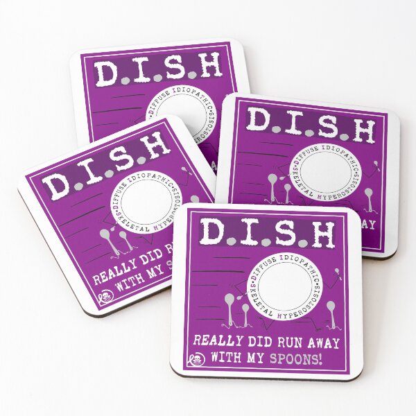 Item preview, Spoonie Species: "DISH ran away with SPOONS" (purple) designed and sold by spoonie-species.