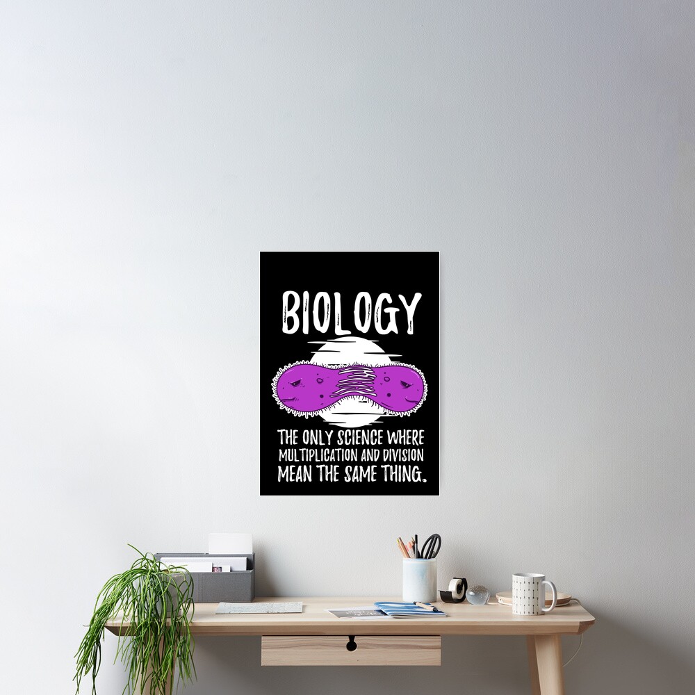 "Lustige Biologie Sprüche Biologen Memes" Poster von Pubi Redbubble