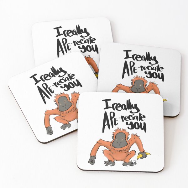 Item preview, Orangutan, I Ape-reciate you designed and sold by Lulume19.