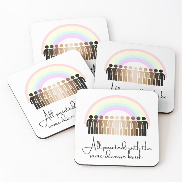 Item preview, Shades of life same diverse brush- faint rainbow designed and sold by Joesvibes.