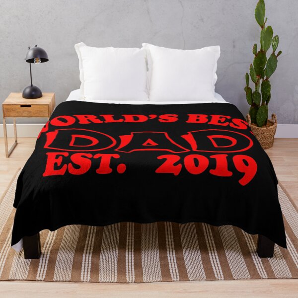 Item preview, World's Best Dad 2019 Red designed and sold by aventi24.