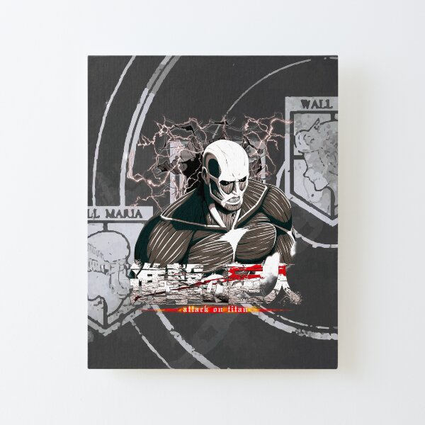 Shingeki no Kyojin - Titan Colosal Lámina montada de lienzo