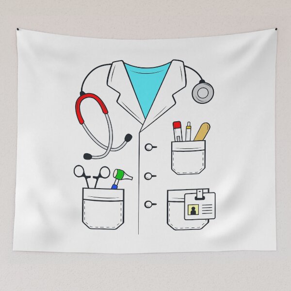 Item preview, Doctor Kids Nurse Medical Coat Men Women designed and sold by samshirts.