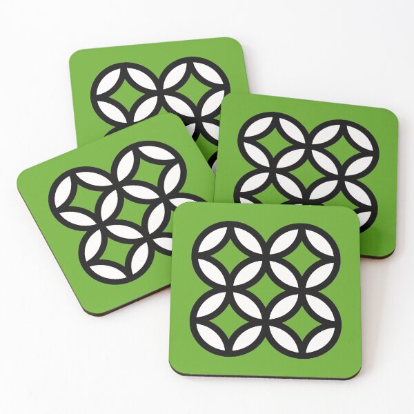 Item preview, Simple Circles on Warm Green Board designed and sold by Istvan Ocztos.
