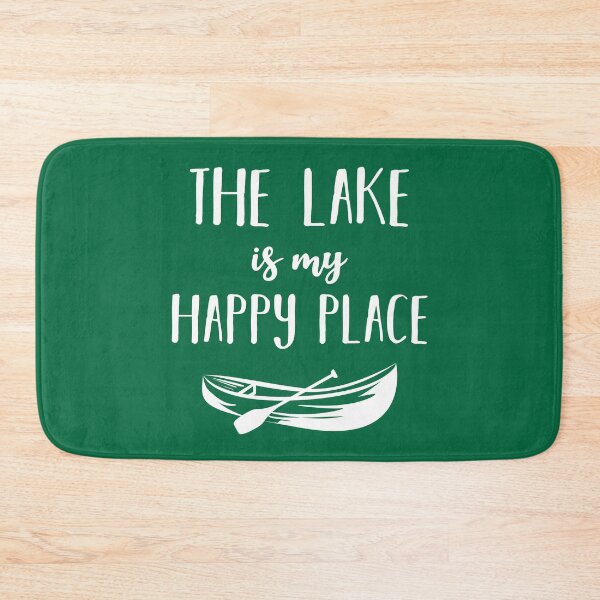 Item preview, The lake is my happy place: lake swimming in summer gift designed and sold by ELmezz.