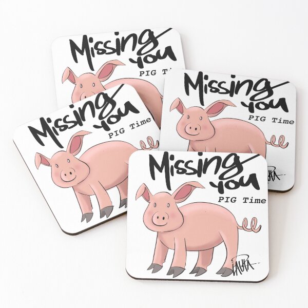 Item preview, Pig, Missing you Pig Time designed and sold by Lulume19.