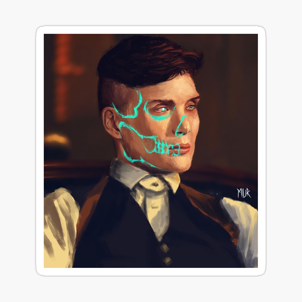 Poster con la obra Tommy Shelby Peaky Blinders de Doriartist Redbubble