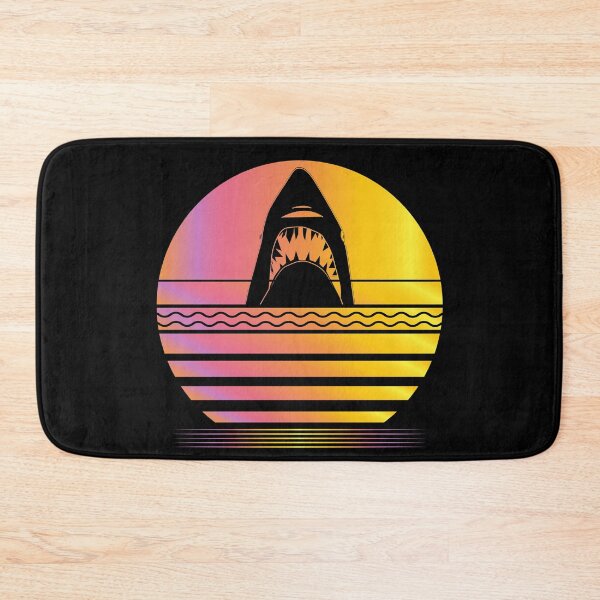 Item preview, Underwater Great White Shark Synthwave - Board Game Inspired Graphic - Tabletop Gaming  - BGG designed and sold by MeepleDesign.