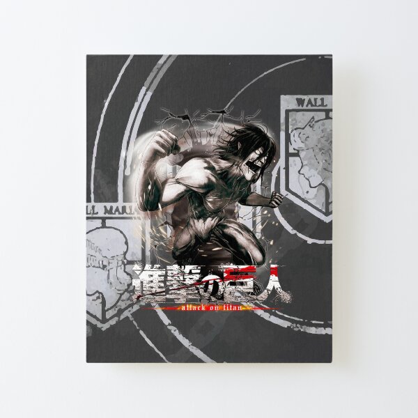 Shingeki no Kyojin - Titan de Ataque Lámina montada de lienzo