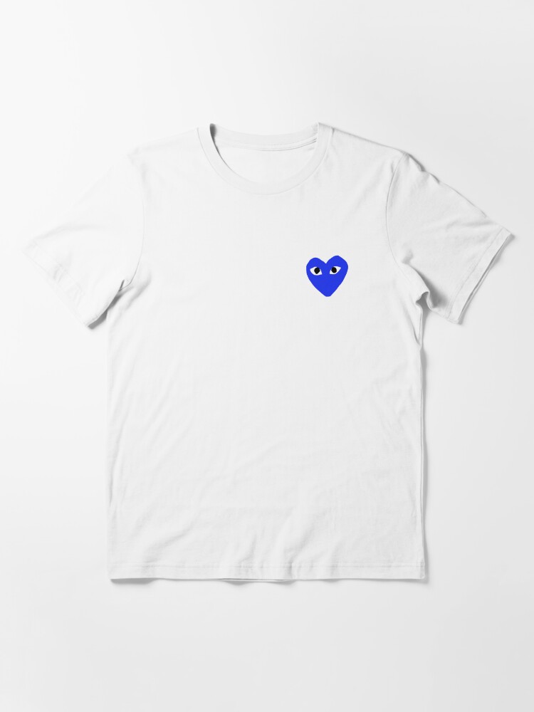 cdg blue t shirt