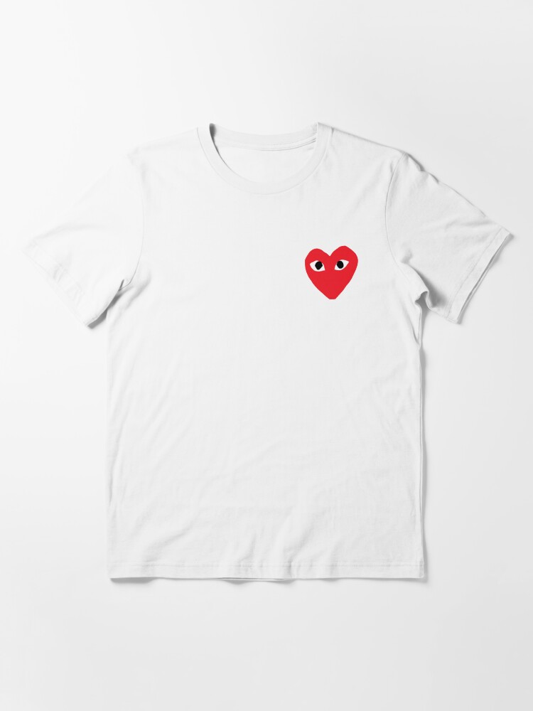 cdg red shirt
